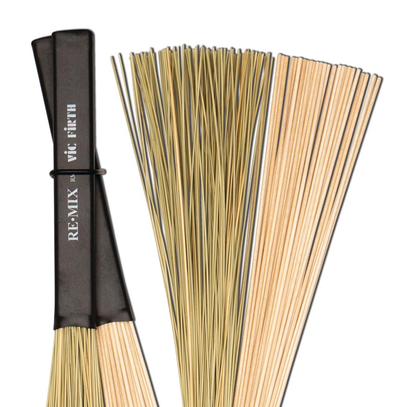 Vic Firth REMIX Brushes - Partner PrePack Drumsticks (RMP) - Image 1